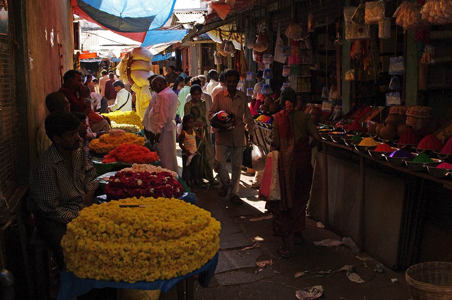 Flower sellers, Mysore